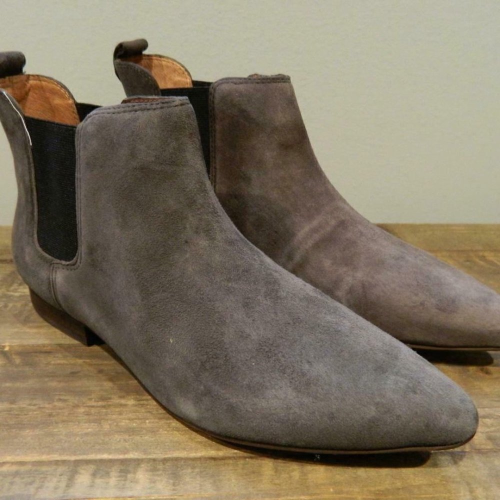 ! Madewell $198 The Nico Boots Suede e2240